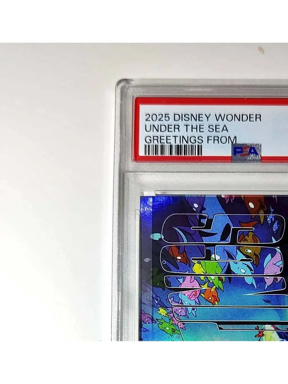 Under the Sea 2025 Topps Disney #GF-24 Greetings From The Little Mermaid PSA 9